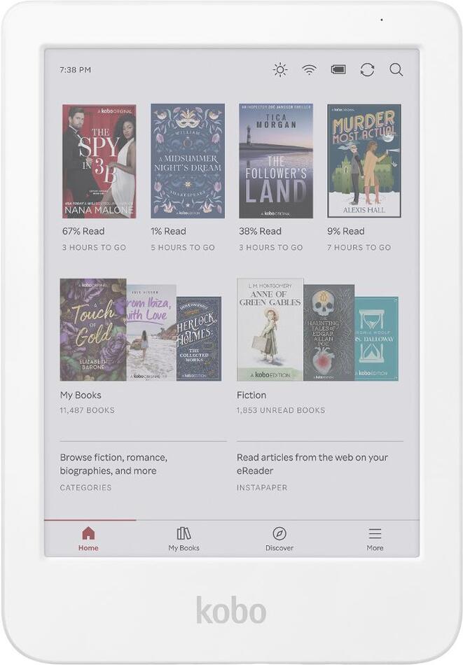 Čtečka knih Rakuten Kobo Clara Colour White