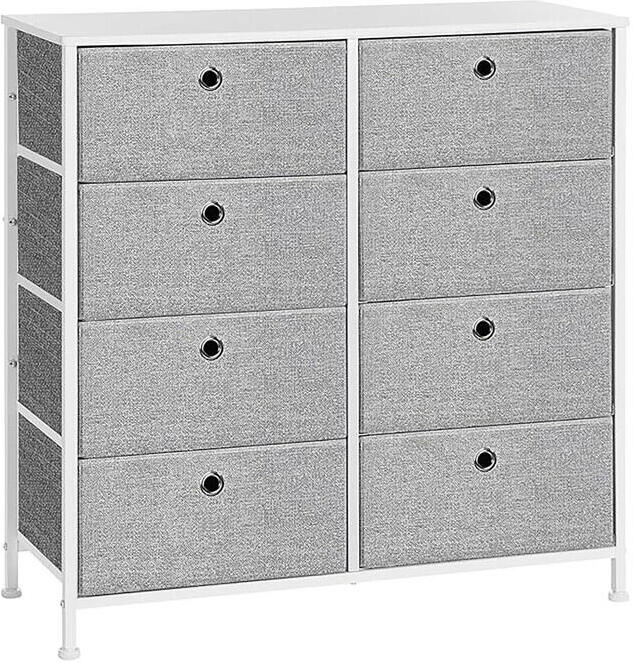 Komoda 80x30x82cm, kov, šedá, AUK-E1024 GREY Autronic