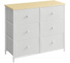 Komoda 80x30x71cm, kov, bílá, AUK-E1032 WT Autronic