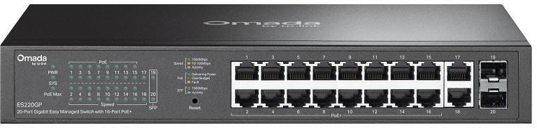 TP-Link ES220GP 20xGb Easy Managed Switch Omada