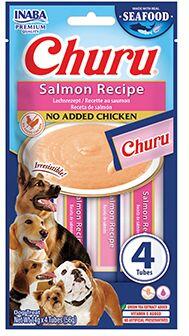 Churu Dog Fish Salmon Recipe 4x14g