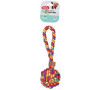 Hračka pes RAINBOW Míček 9,5cm Zolux