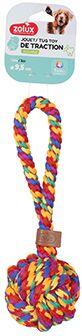 Hračka pes RAINBOW Míček 9,5cm Zolux