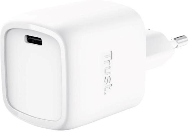 TRUST GaN Nabíječka MAXO 30W, USB-C, bílá (25520)