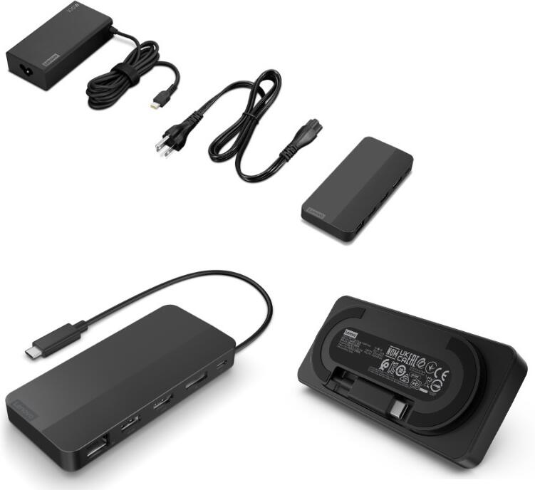 Lenovo USB-C Dual Display Travel Dock 65W - EU (40B90100EU)