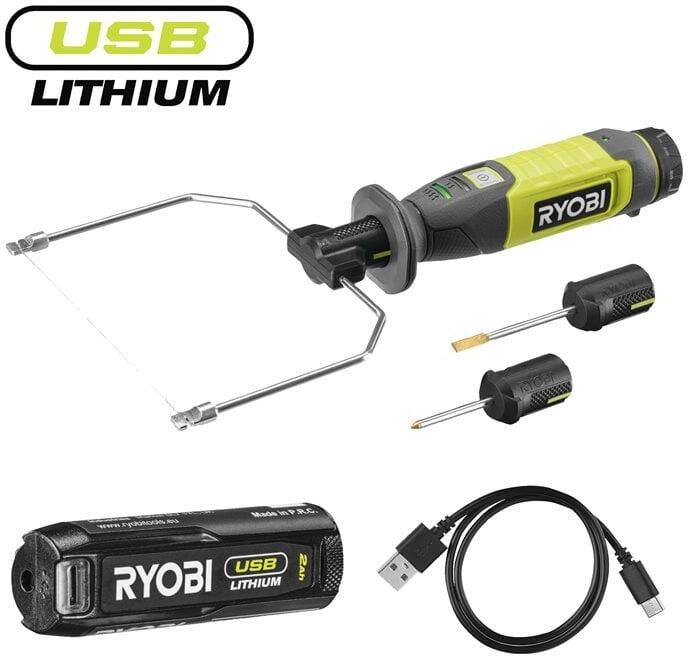 Sada na řezání do polystyrénu a pěny Ryobi RHC4-120G 4V USB Lithium™