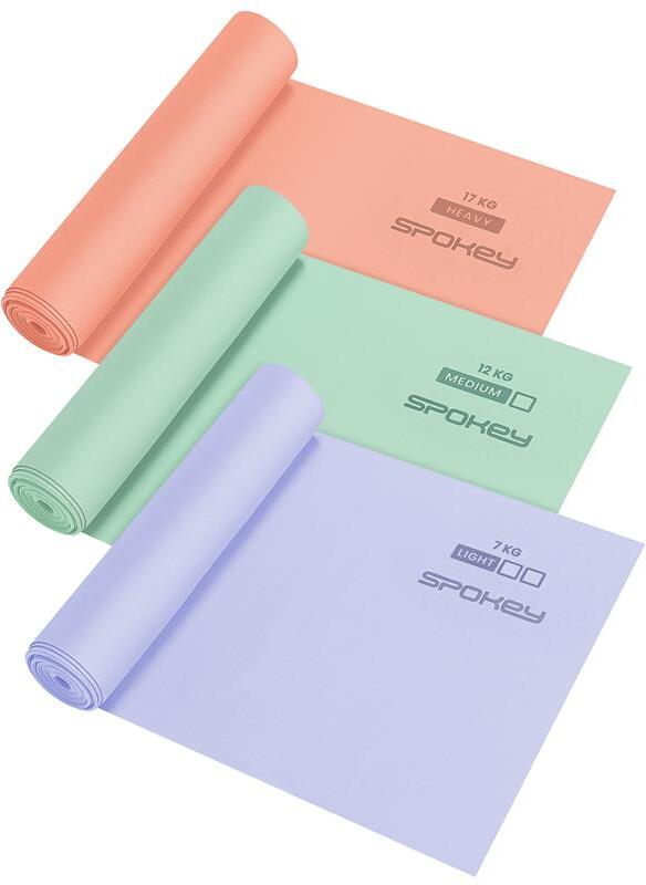 Spokey RIBBON TEX SET Sada posilovacích gum, 200 cm