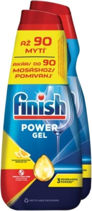 Finish Power Lemon gel do myčky 2 x 900 ml