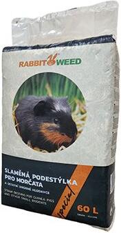 Rabbit Weed Podestýlka slaměná pro morčata SPECIÁL RabbitWeed 60l