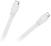 Plochý HDMI 2.0 kabel CABLETECH KPO3725-1.8 bílý 1,8 m