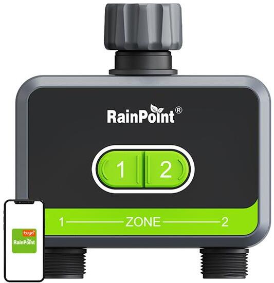 Dvouzónový ovladač zavlažování RAINPOINT HTV210B Bluetooth