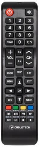 Ovladač dálkový pro TV CABLETECH URZ0339 / URZ0339.1 / URZ0346