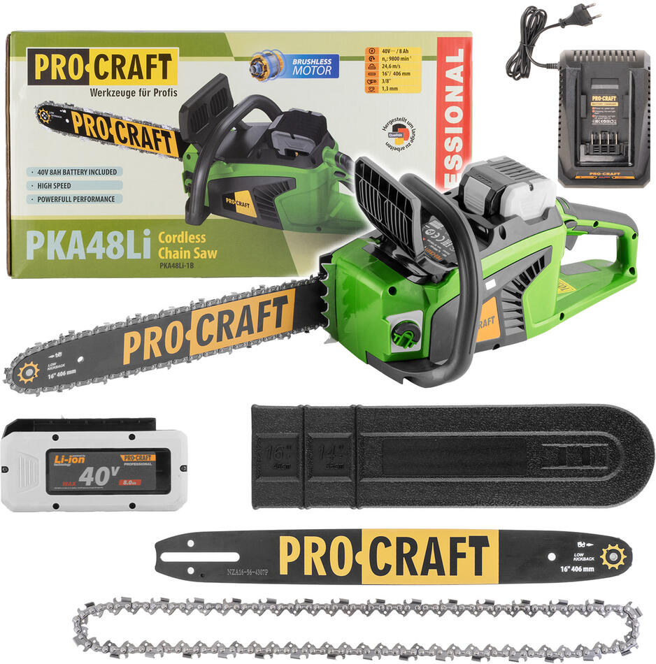 Aku řetězová pila Procraft PKA48Li / PKA48Li