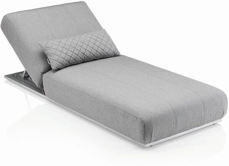 KETTLER EGO lehátko - stříbrná / šedá / sunbrella®