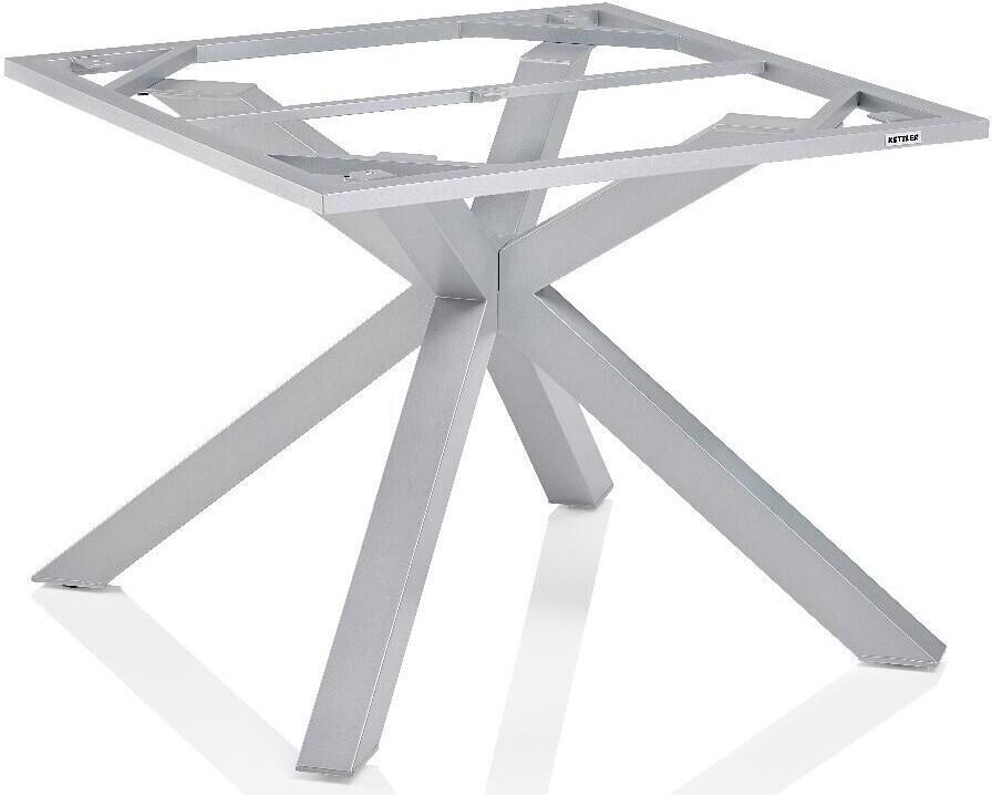 KETTLER Stolová kostra X-LEG 95x95 cm - stříbrná