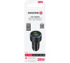 SWISSTEN CL ADAPTÉR USB-C PD + USB-A, 38W ČERNÝ