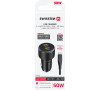 SWISSTEN CL ADAPTÉR 2x USB-C PD, 50W ČERNÝ + KABEL USB-C / USB-C, 1 M
