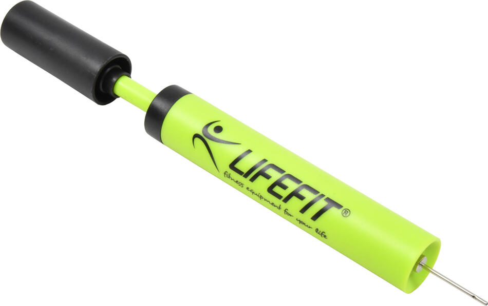 Pumpička na míče s kovovou jehlou LIFEFIT, zelená
