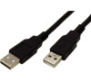 Kabel Roline USB 2.0 A(M) - A(M) - propojovací 3m, černý