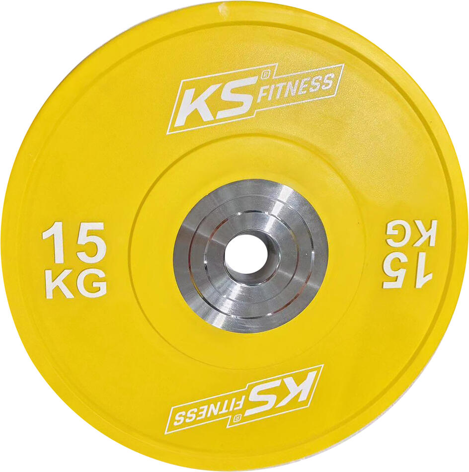 Celogumový kotouč s ocelovým středem 15 kg - průměr 50 mm