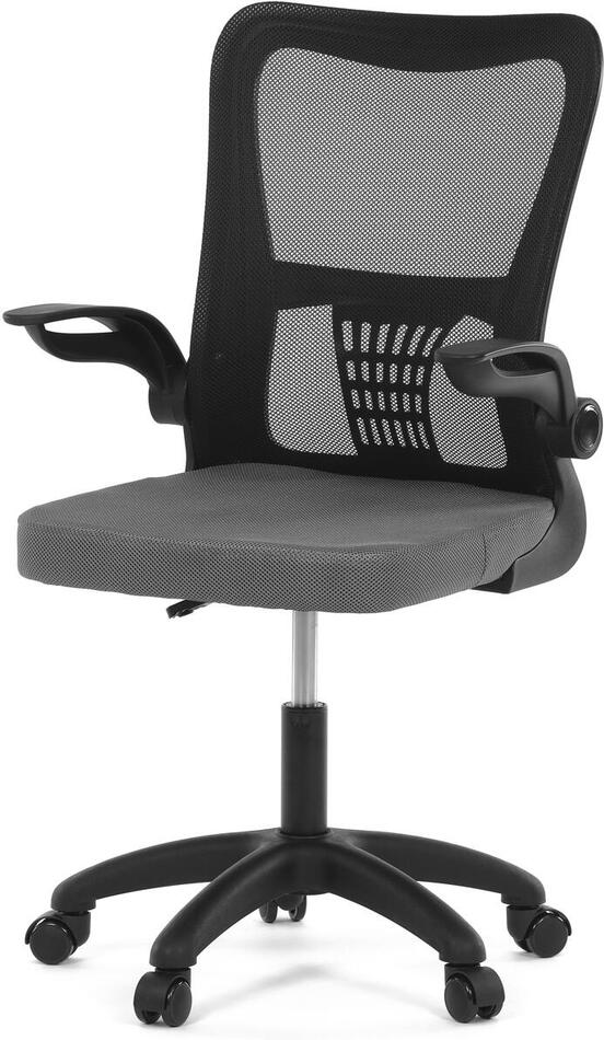 Dětská židle, houpací mechanismus, šedá síťovina, KA-K2006 GREY Autronic
