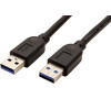 Kabel Roline USB 3.0 A(M) - A(M) 5Gbps, 3m, propojovací, černý