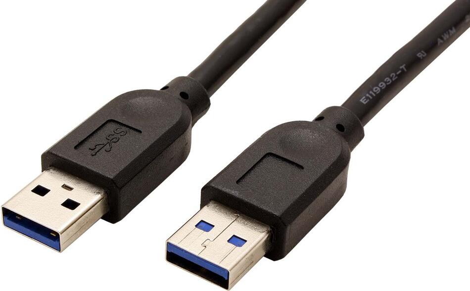 Kabel Roline USB 3.0 A(M) - A(M) 5Gbps, 3m, propojovací, černý