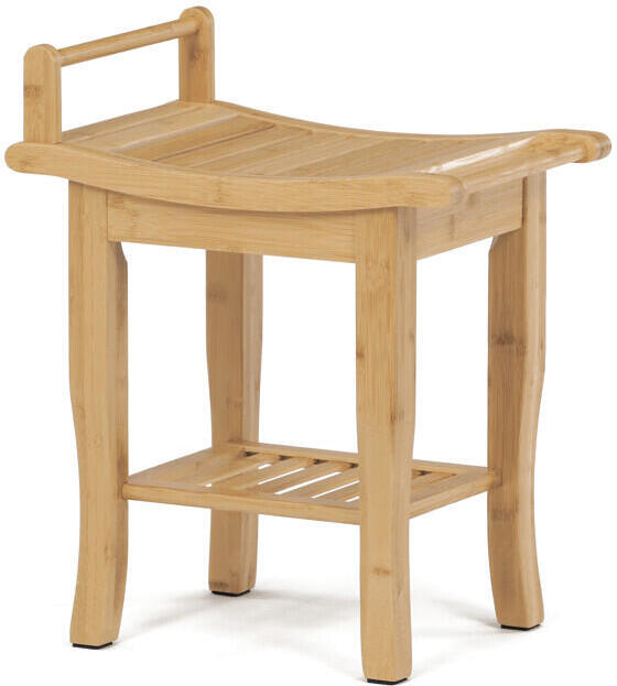 Taburet, bambus, přírodní, DR-B063 NAT Autronic