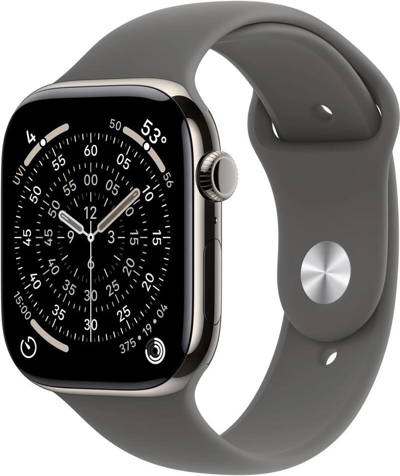 Apple Watch S11 Cell/46/Sport Band/Stone Grey (MFCW4WF/A)