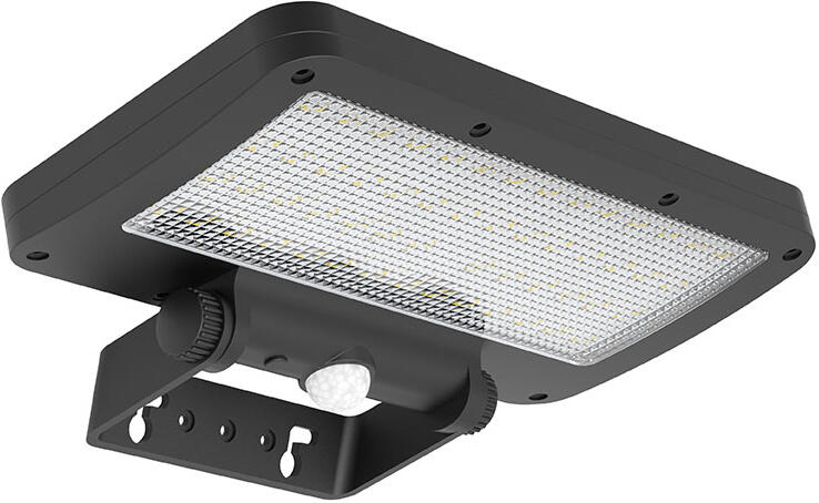 Solight LED solární osvětlení se senzorem, 5W, 500lm, 4000K, Li-Ion, černá