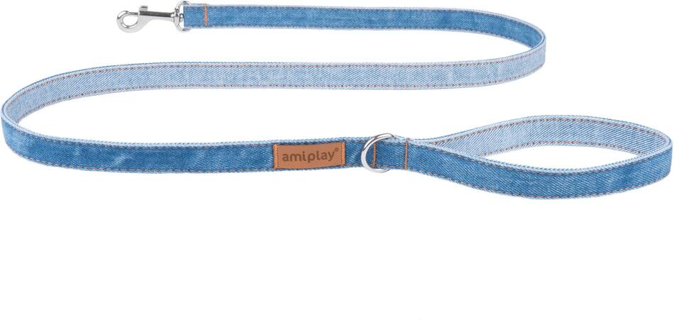 Amiplay Vodítko Denim světlé 140 cm - XL