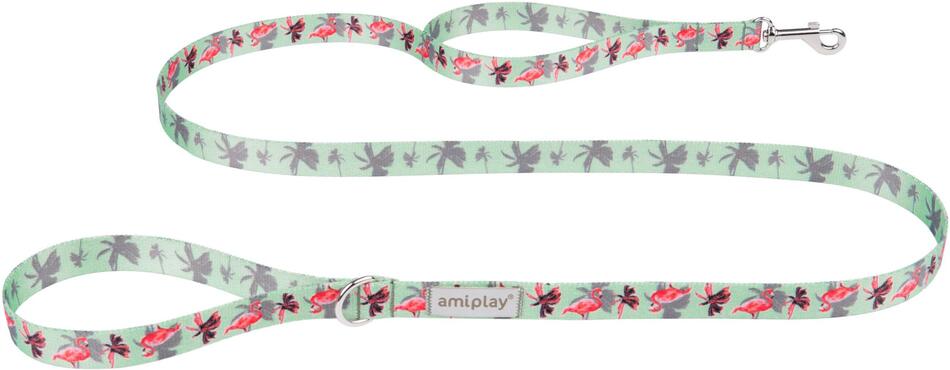 Amiplay Vodítko Be Happy Flamingo 150 cm - L