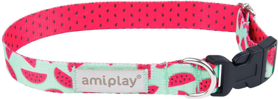 Amiplay Obojek nastavitelný BeHappy Watermelon - XL