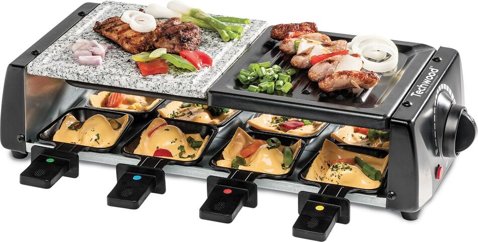 Techwood TRGP896 raclette gril s kamennou deskou