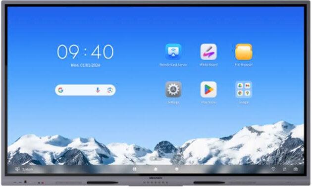 HIKVISION interaktivní dotykový panel 65", 4K, Android 14, 8GB,128G,480nit,50 points, USB, HDMI, Wifi ,BT EDLA (DS-D5C65RB/A2L)