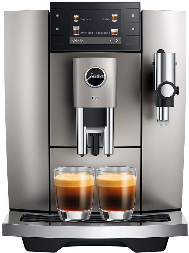Kávovar Jura E8 Midnight Silver