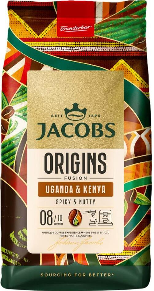 Zrnková káva JACOBS Kenya & Uganda 1kg Tassimo