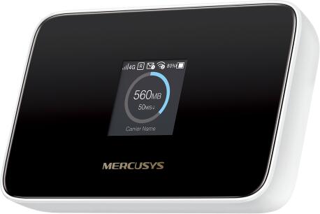 Modem TP-Link Mercusys MT115 LTE s WiFi 6 routerem, 1x slot SIM, 2,4GHz, baterka