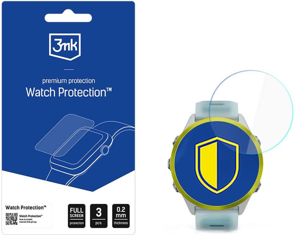Ochranná fólie 3MK Watch Protection ARC Garmin Fo