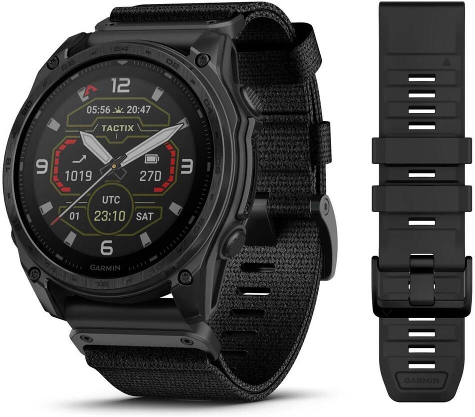 Garmin - Tactix 8 51mm Solar Sapphire DLC Titanium Black, EU (010-03407-01)