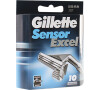 Gillette Sensor Excel náhradní břity 10 ks pro muže