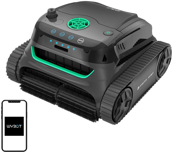 Bezdrátový robot na čištění bazénů Wybot S2