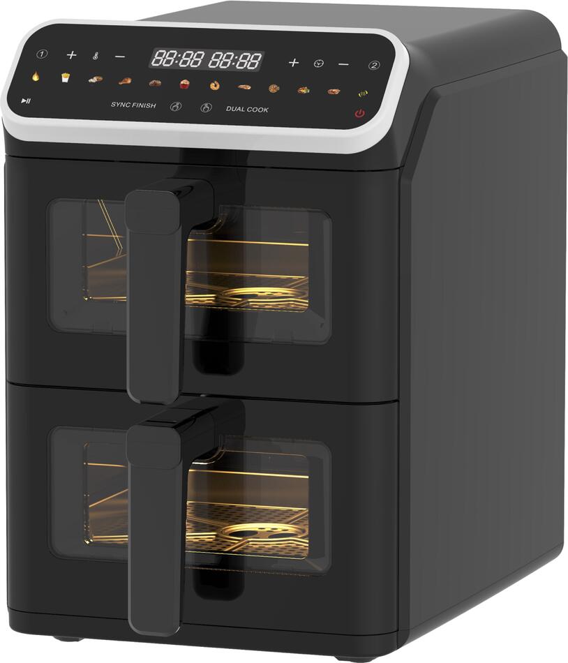 Dvojitá horkovzdušná fritéza Techwood CS9011