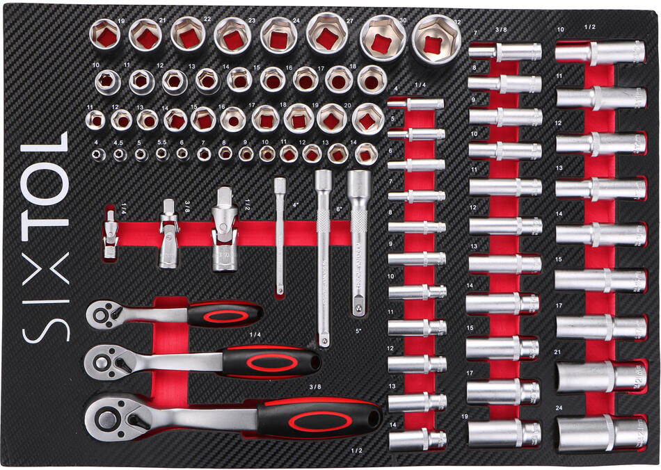 Modul s nářadím do dílenského vozíku SIXTOL MECHANIC TOOL TRAY 1
