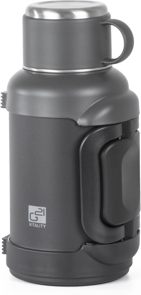 Termoska G21 nerezová 2500 ml, černo-šedá