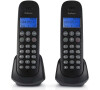 DECT telephone duo with answering machine, black Profoon PDX-315 DUO