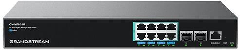 Grandstream GWN7821P managed Network Switch L3, 8x2,5G, SFP+, PoE, VLAN, IGMP, MLD, MVR