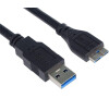Kabel PremiumCord USB 3.0 - Micro USB 3.0 M/M 2m, černý