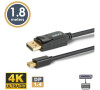 Kabel DELIGHT 20336B Mini DisplayPort 1,8m 4K