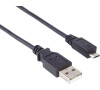 Kabel PremiumCord USB 2.0 - Micro USB 2.0 M/M 3m, černý